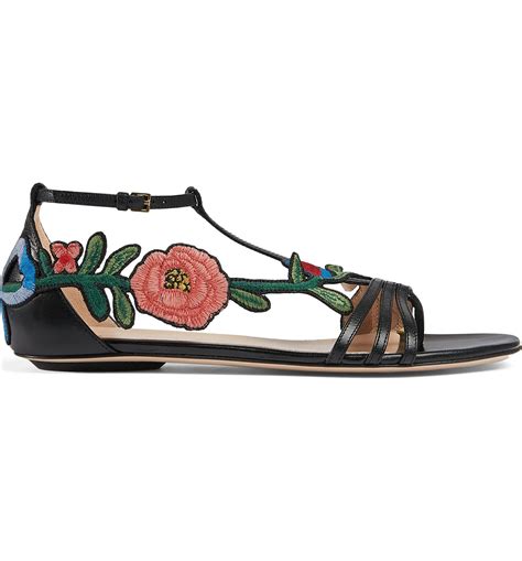 gucci ophelia flower sandal